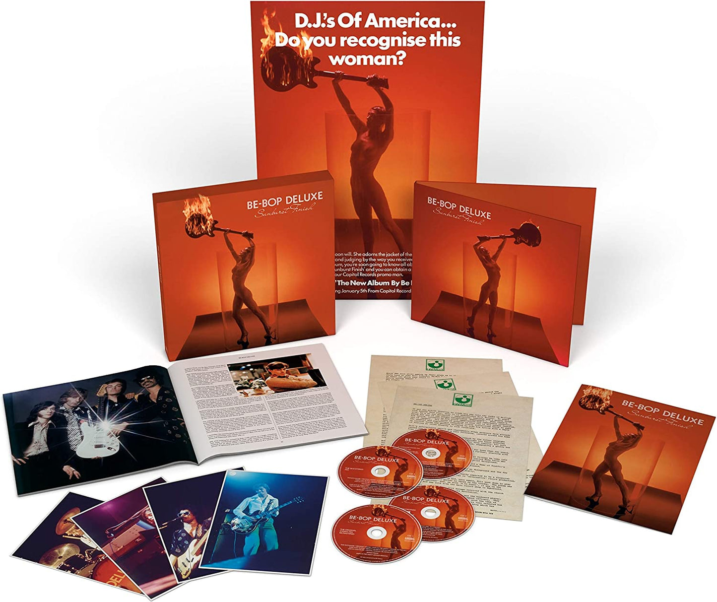 3CD/DVD - Be-Bop Deluxe - Sunburst Finish