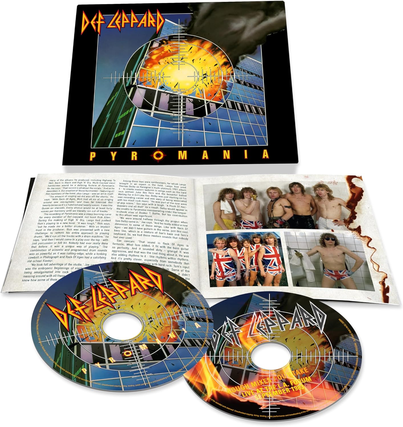 2CD - Def Leppard - Pyromania (40th)