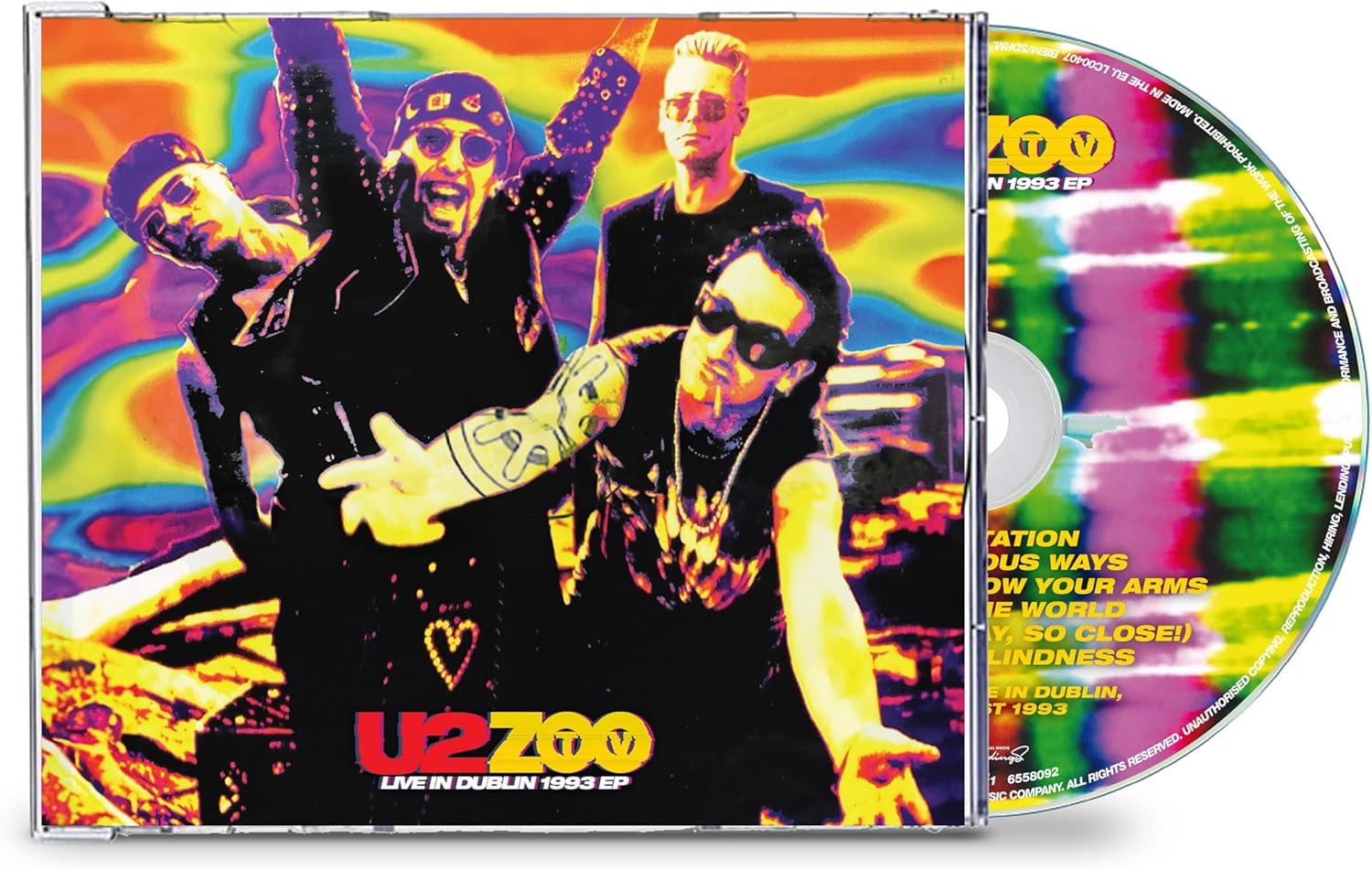 U2 ZOO TV ライブCD CD - U2 - Zoo Tv: Live In Dublin 1993 – Encore Records Ltd