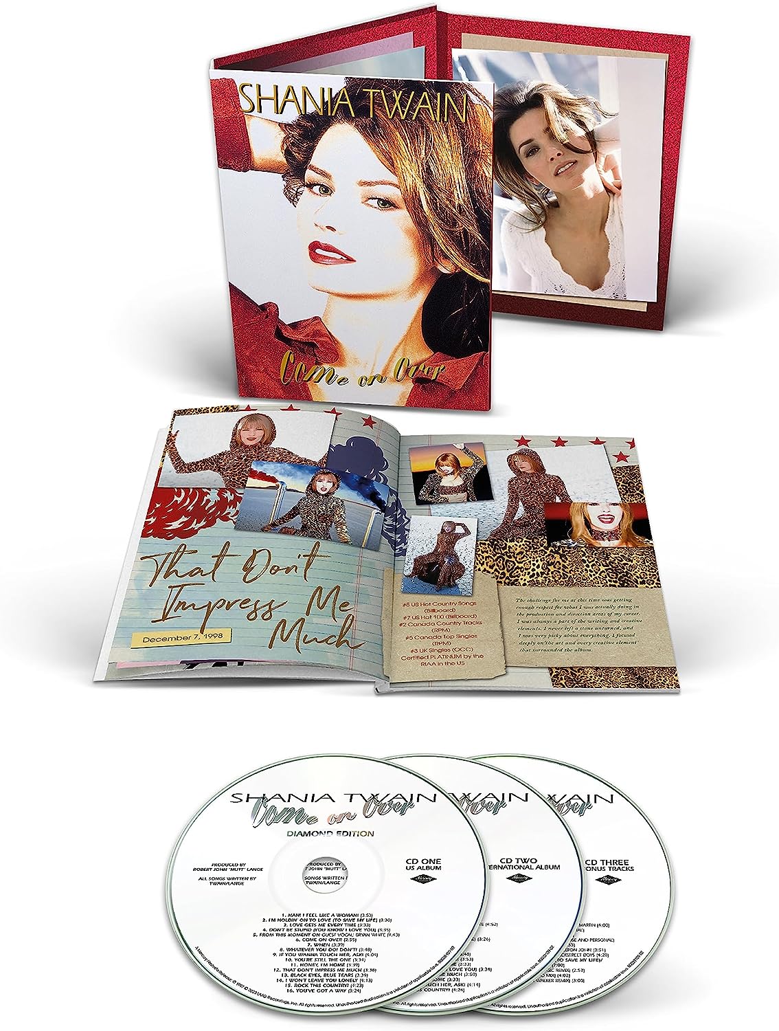 3CD - Shania Twain - Come On Over (Diamond Edition)