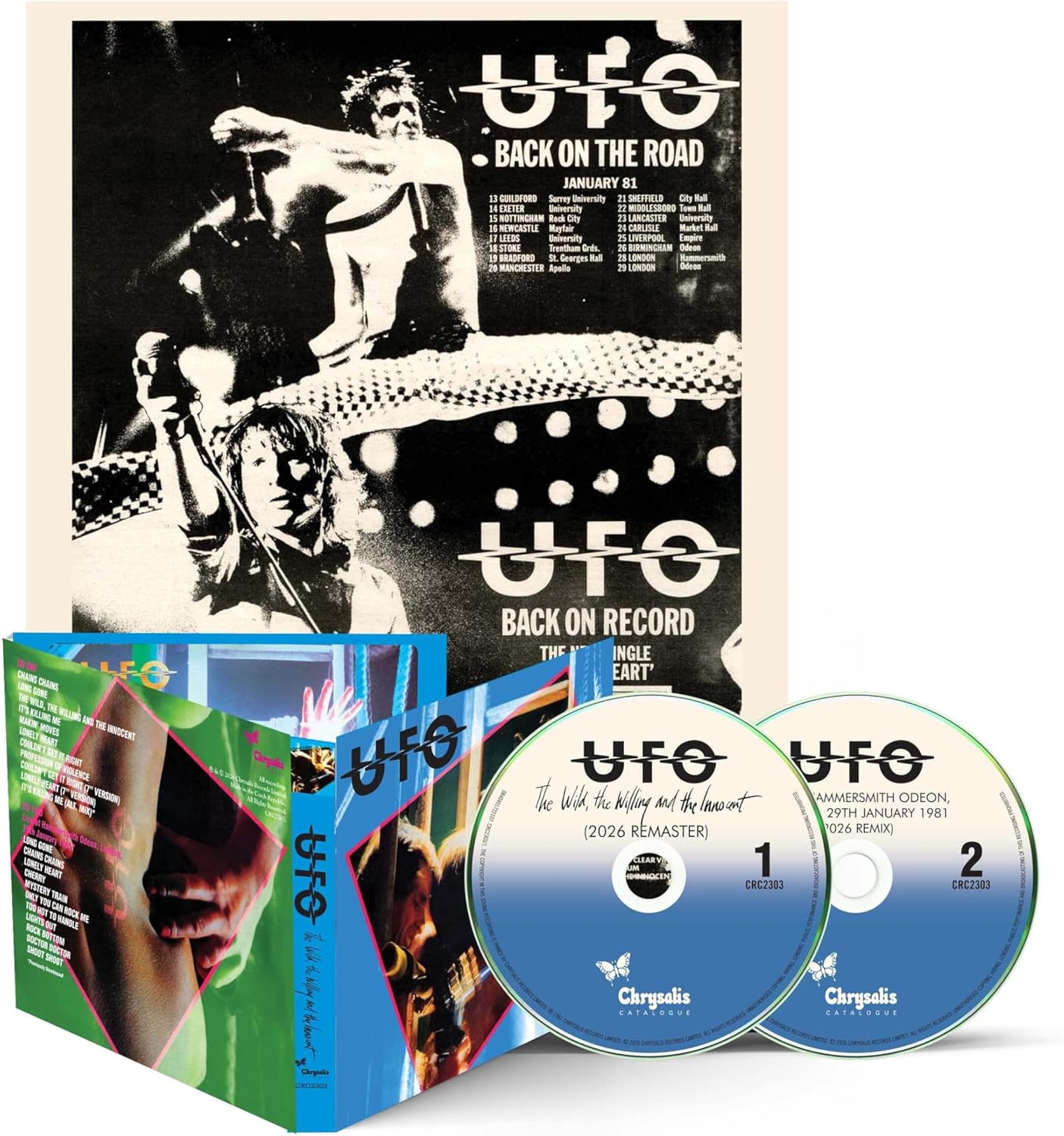 2CD - UFO - The Wild, the Willing & the Innocent