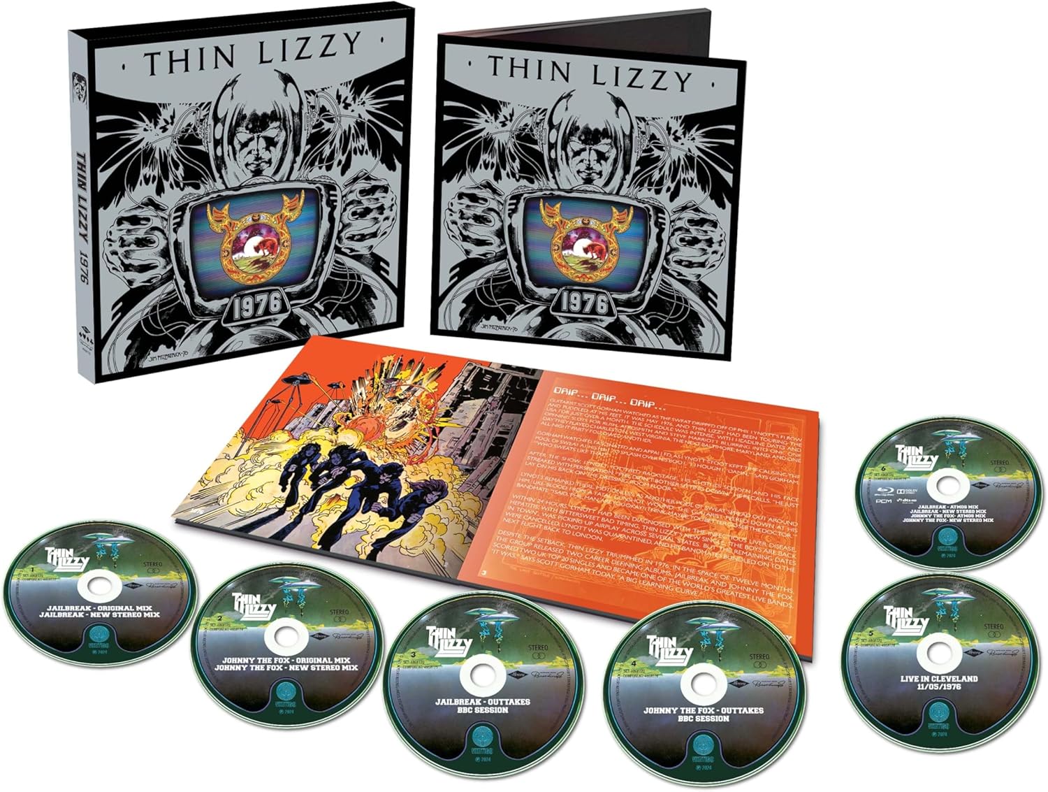 5CD/BluRay - Thin Lizzy - 1976 – Encore Records Ltd
