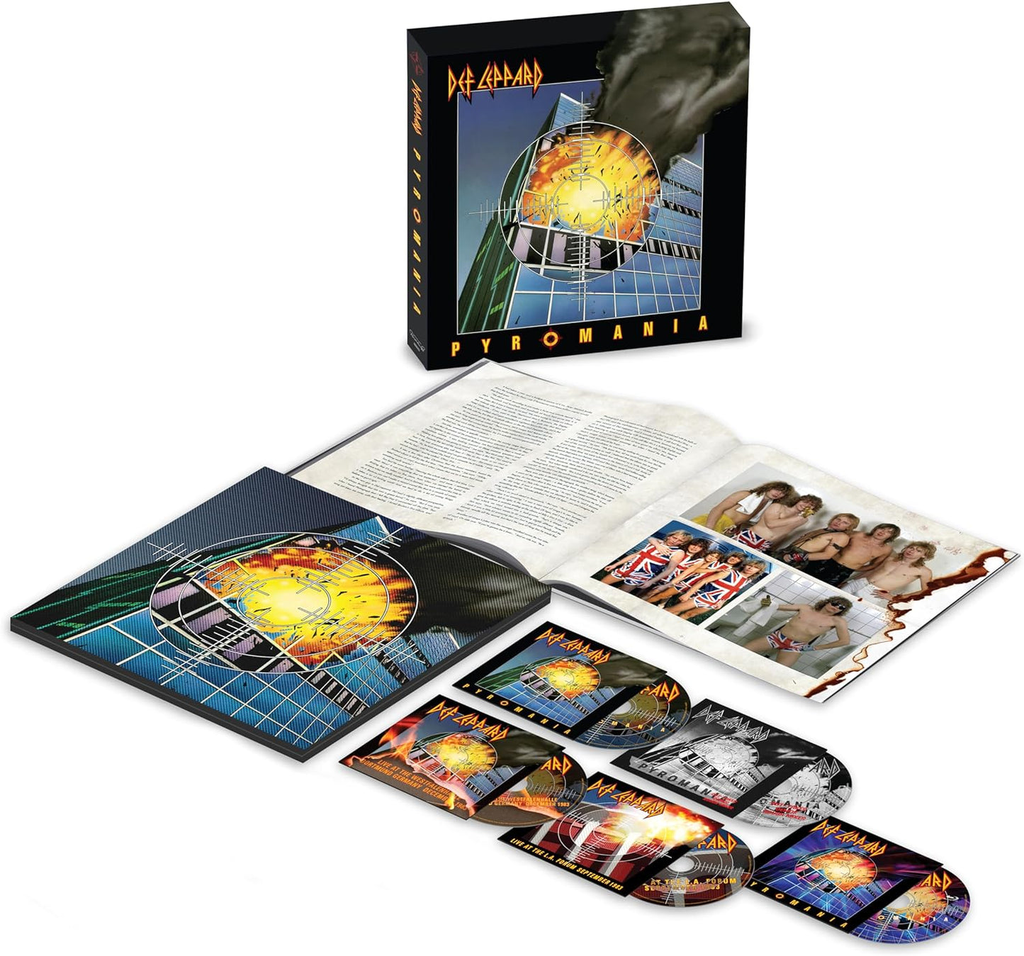 4CD/BluRay - Def Leppard - Pyromania (40th)