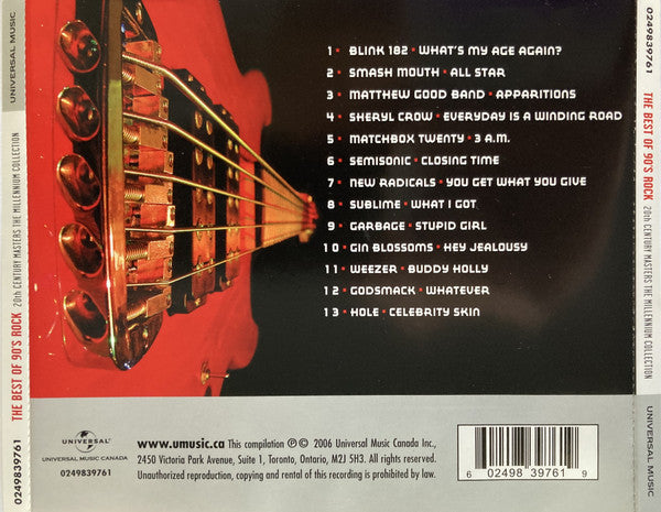 USED CD - Various – The Best Of '90s Rock