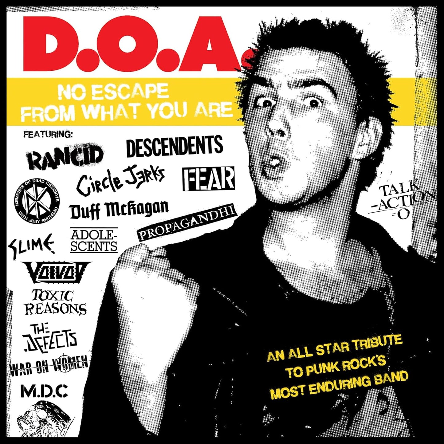 CD - Various - No Escape From What You Are (D.O.A. tribute)