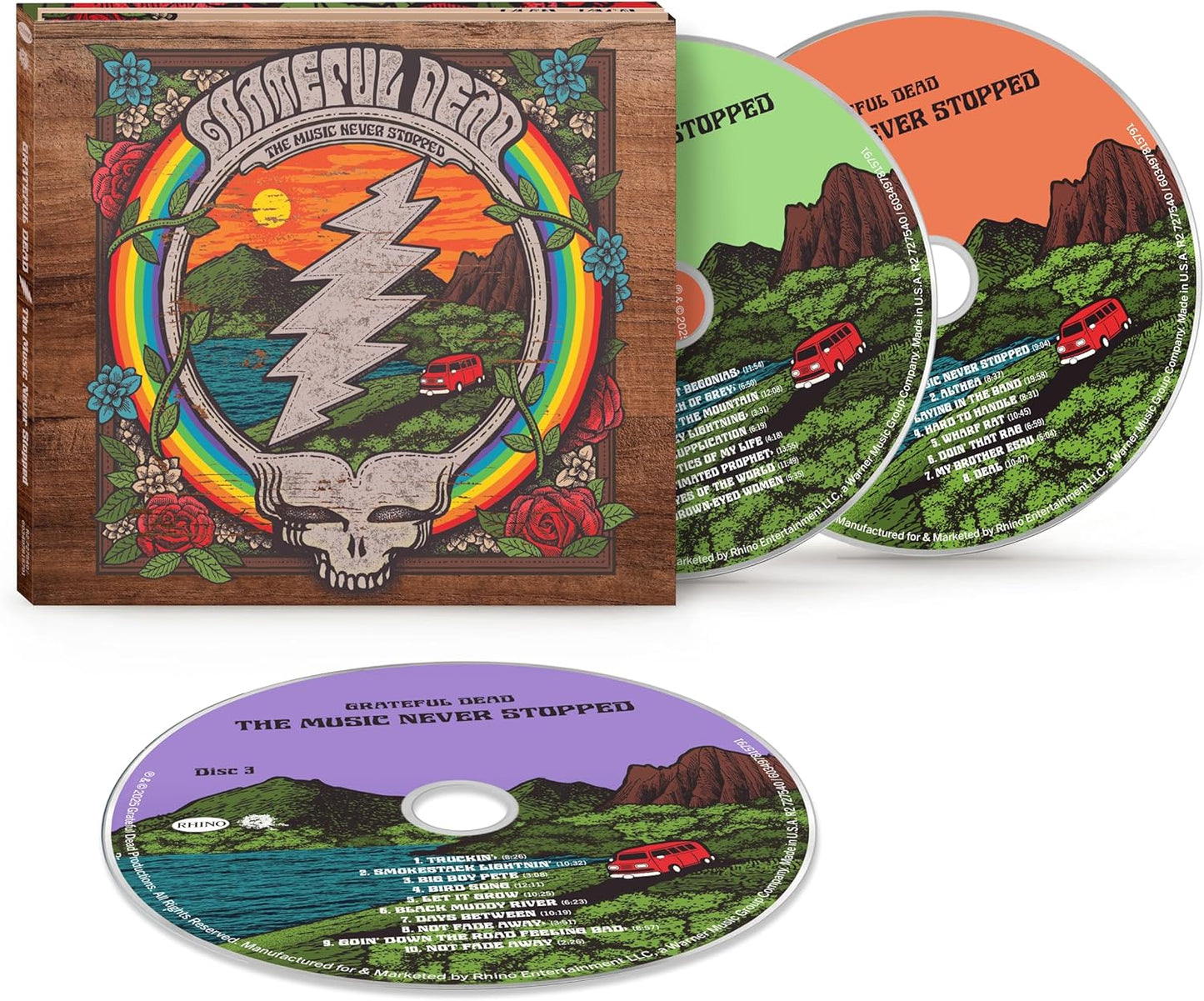3CD - Grateful Dead - The Music Never Stopped