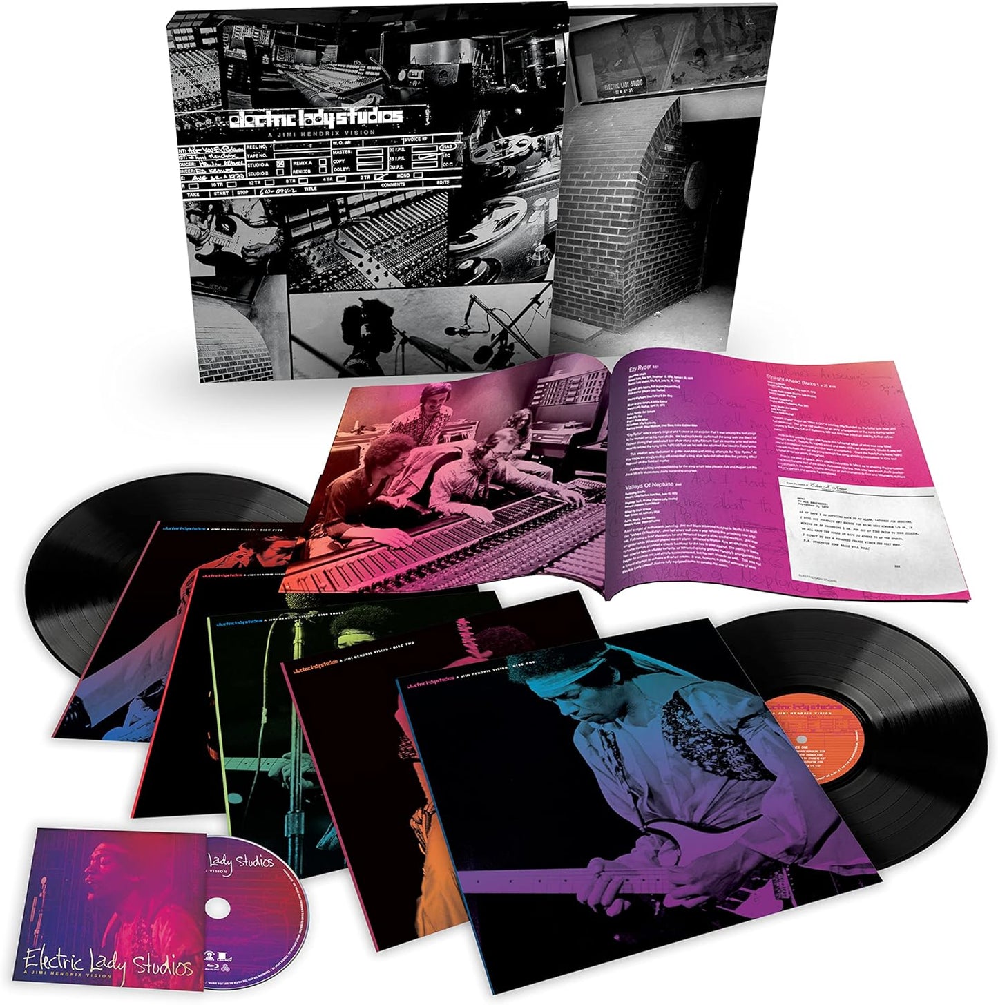 5LP/BluRay - Jimi Hendrix - Electric Lady Studios: A Jimi Hendrix Vision