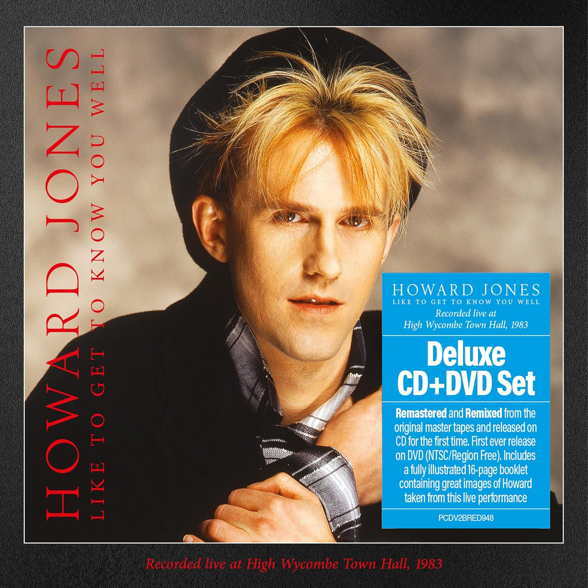 CD/DVD - Howard Jones - Like To Get To Know You Well: Live At High Wycombe Town Hall 1983