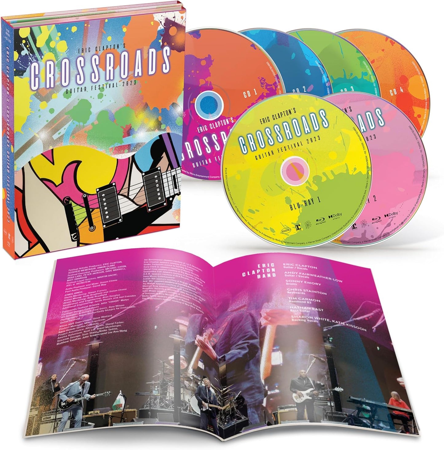 4CD/2BluRay - Eric Clapton - Crossroads Guitar Festival 2023