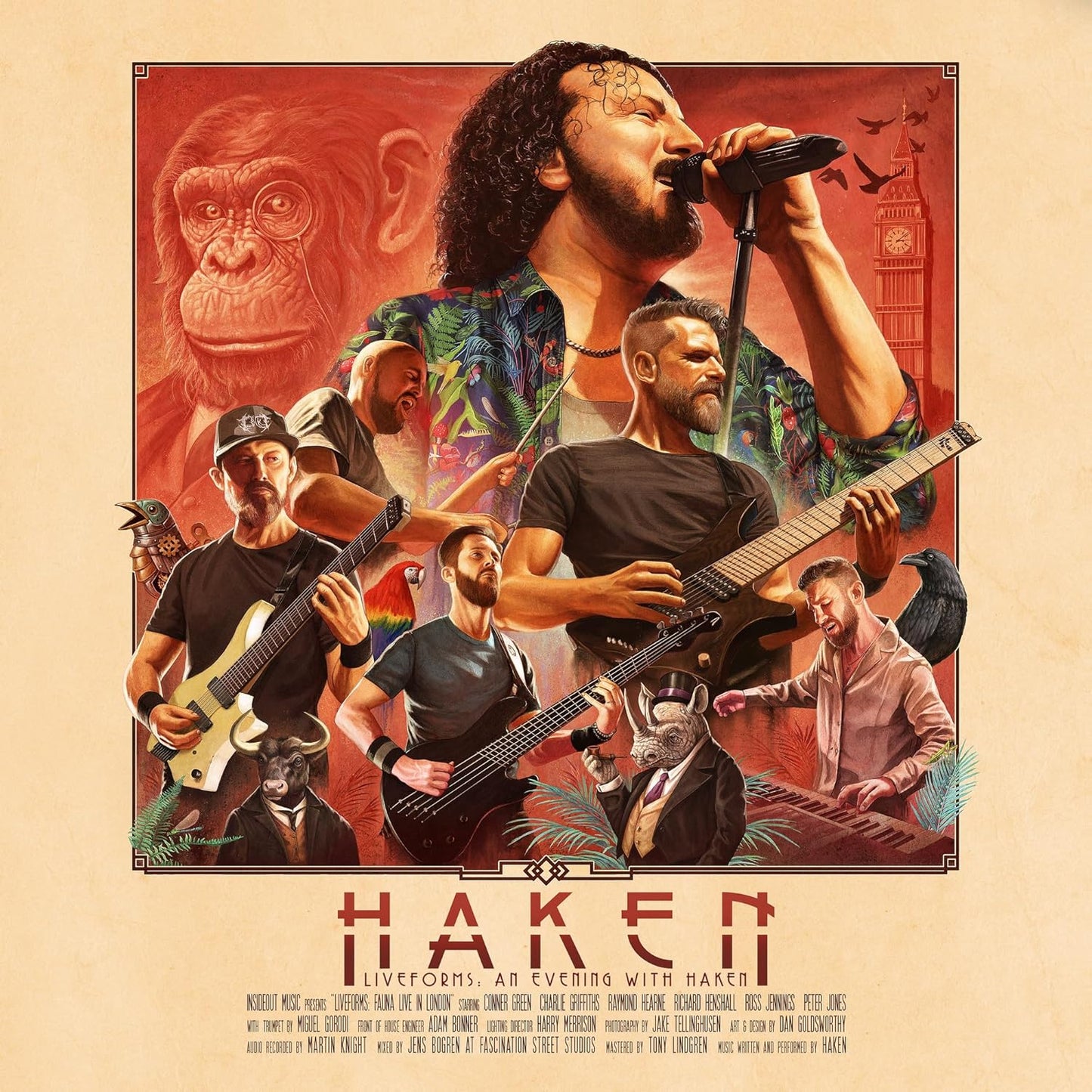 3CD + BluRay - Haken - Liveforms: An Evening With Haken