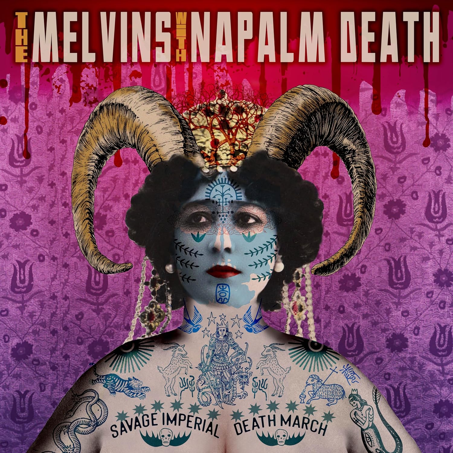 CD - The Melvins with Napalm Death - Savage Imperial Death March