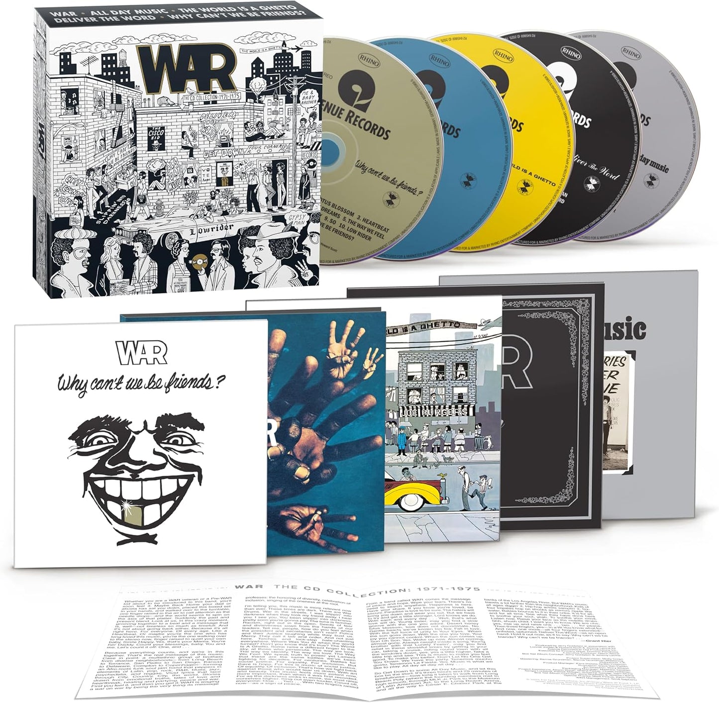 5CD - War - The CD Collection 1971-1975
