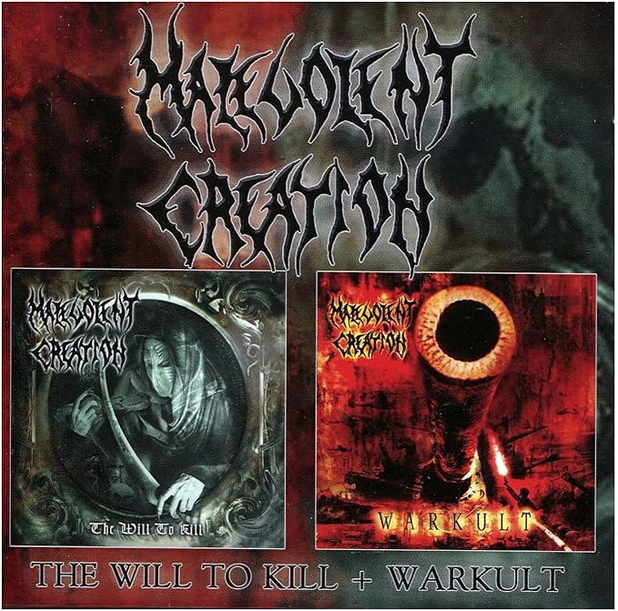 USED 2CD - Malevolent Creation - Warkult/The Will to Kill