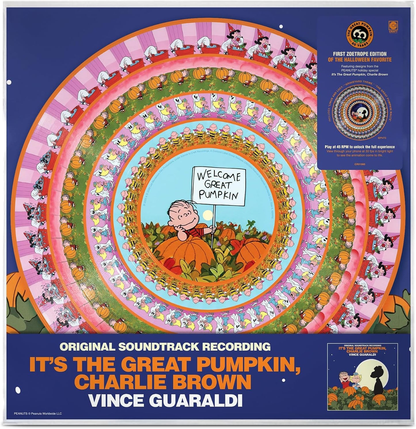 LP - It's the Great Pumpkin, Charlie Brown (Original Soundtrack Recording)