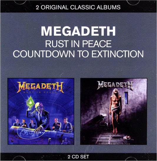 2CD - Megadeth - Rust In Peace / Countdown to Extinction