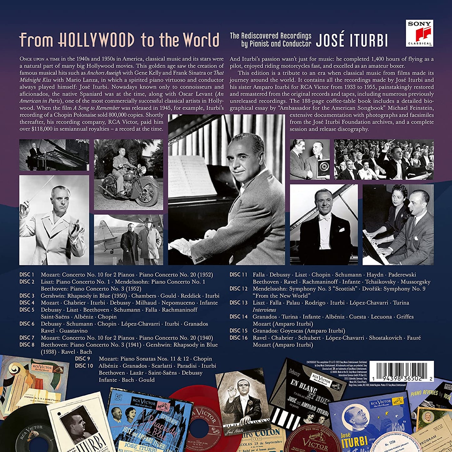 Jose Iturbi - From Hollywood To The World: The Rediscovered Recordings - 16CD