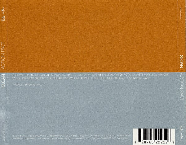 USED CD - Sloan - Action Pact