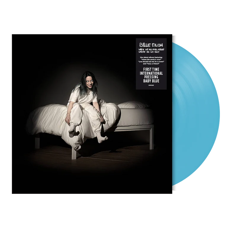 LP - Billie Eilish - When We All Fall Asleep, Where Do We Go? [first INTL pressing in baby blue]