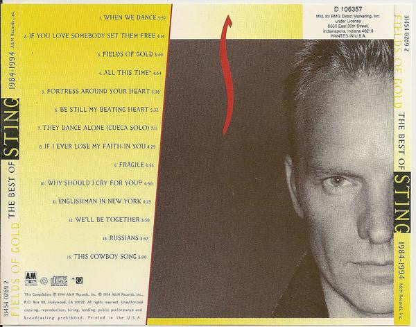 Sting – Fields Of Gold: The Best Of Sting 1984 - 1994 - USED CD
