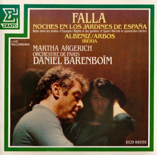 USED CD - Falla / Albéniz – Martha Argerich, Orchestre De Paris, Daniel Barenboïm – Noches En Los Jardines De España / Iberia