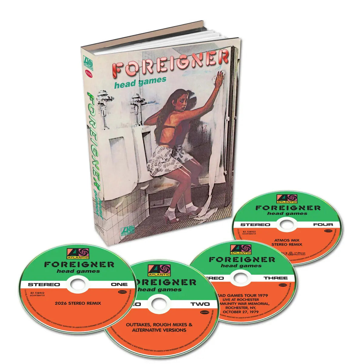 3CD/BluRay - Foreigner - Head Games (Pre-Order)