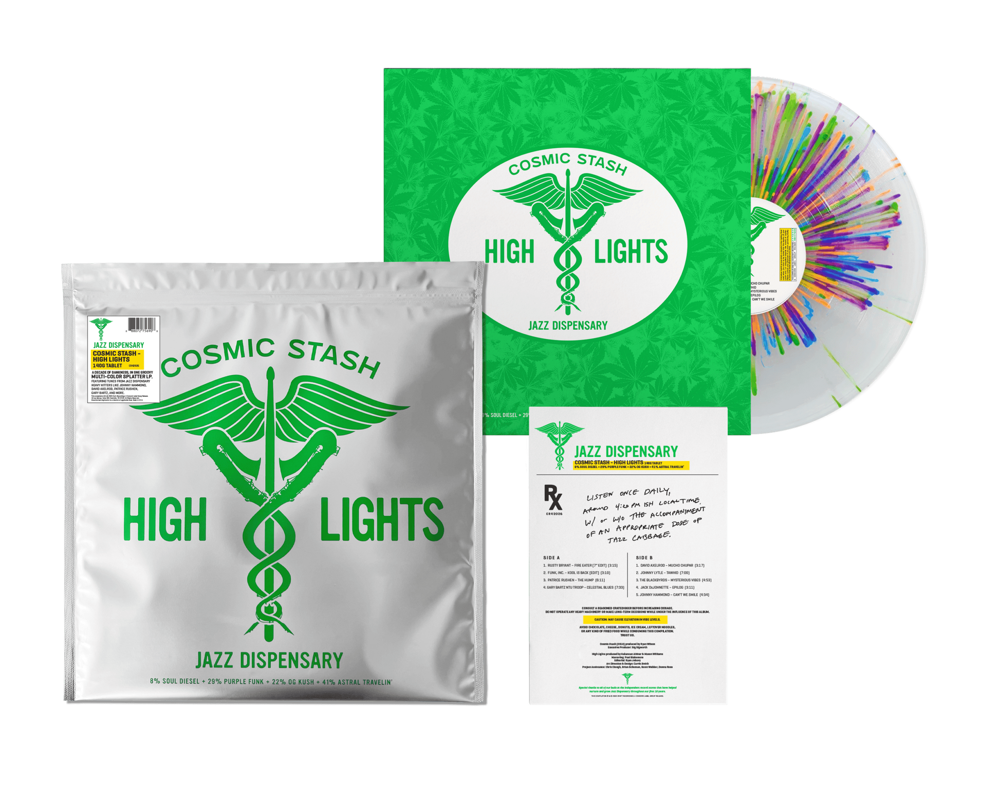 サティアグラハ PARK LILT RECORDS LP - Jazz Dispensary - Cosmic Stash: HIGH Lights – Encore Records Ltd
