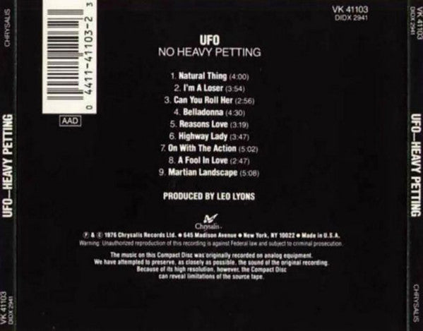 USED CD - UFO – No Heavy Petting