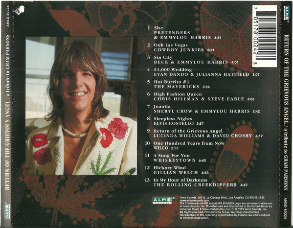 Various – Return Of The Grievous Angel / A Tribute To Gram Parsons