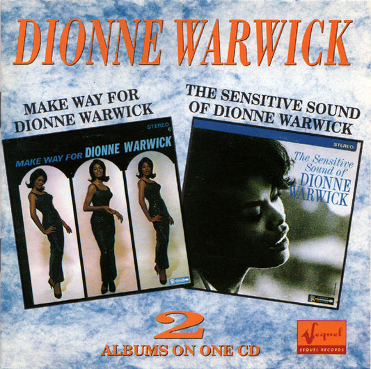 USED CD - Dionne Warwick – Make Way For Dionne Warwick / The Sensitive Sound Of Dionne Warwick