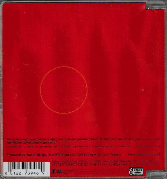 DVD Audio - Neil Young - Reactor