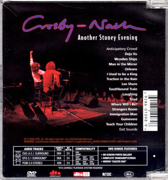 USED DVD Audio - Crosby/Nash - Another Stoney Evening – Encore