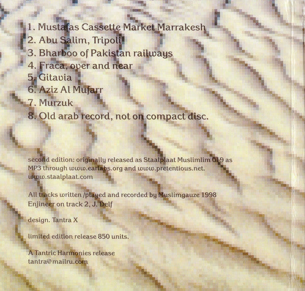 CD - Muslimgauze – Fedayeen