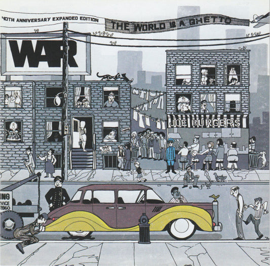 USED CD - War - The World Is a Ghetto (40th)