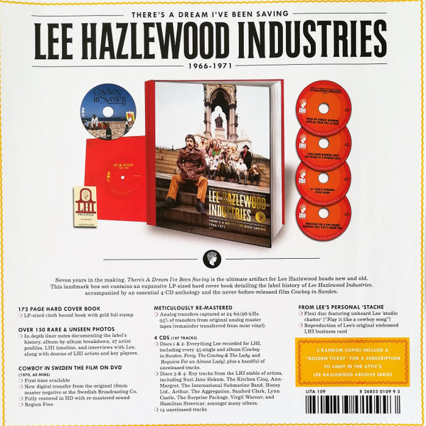 4CD/DVD - Lee Hazelwood - There's A Dream I've Been Saving: Lee Hazlewood Industries 1966-1971