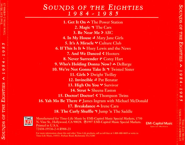 USED CD - Sounds Of The Eighties 1984-1985