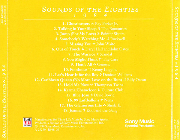 USED CD - Sounds Of The Eighties 1984