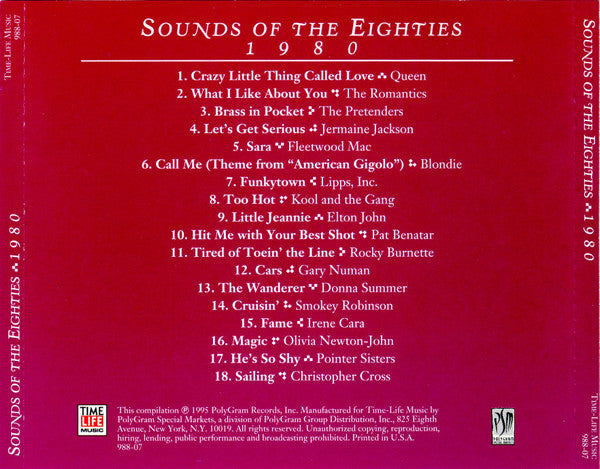 USED CD - Sounds Of The Eighties 1980