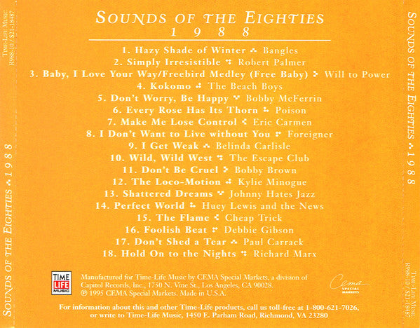 USED CD - Sounds Of The Eighties 1988