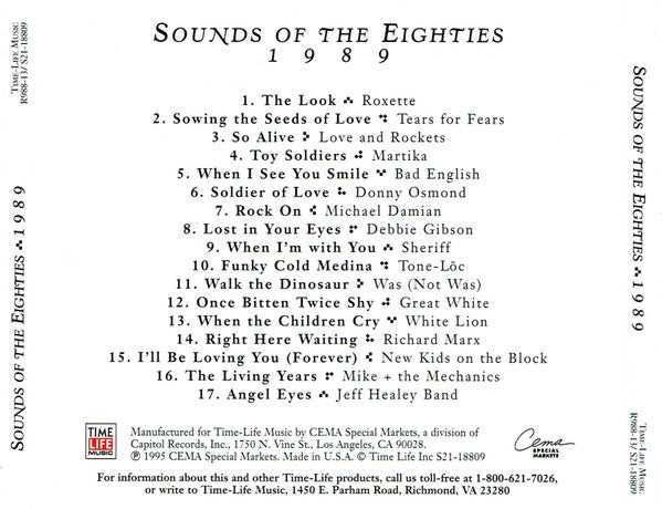 USED CD - Sounds Of The Eighties 1989