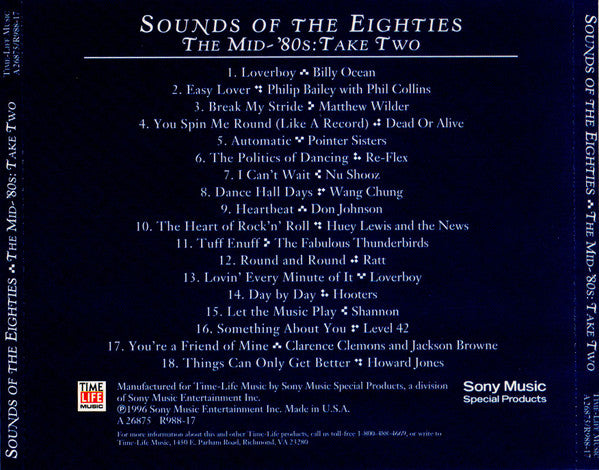 USED CD - Sounds Of The Eighties - The Mid '80s: Take Two