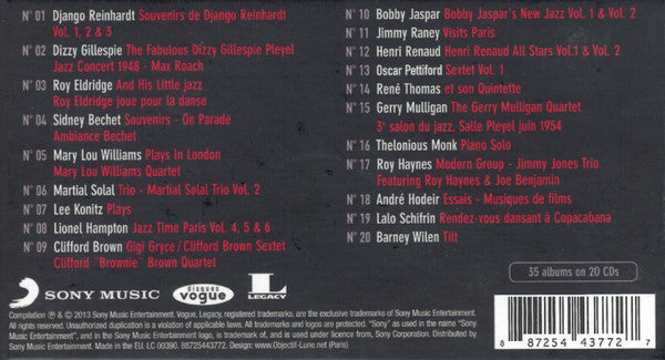 20 CD - Various - Jazz On Vogue - The Perfect Collection