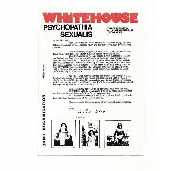 CD - Whitehouse - Psychopathia Sexualis