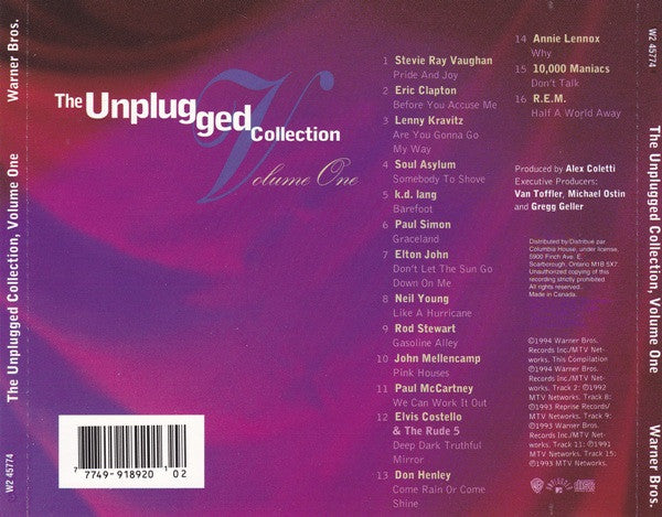 USED CD - Various – The Unplugged Collection: Volume One