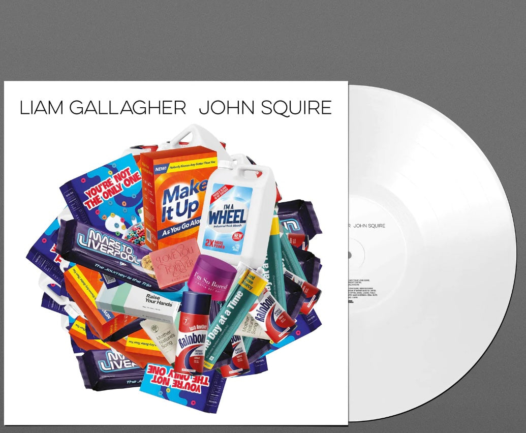 Liam Gallagher & John Squire アナログ 限定ホワイト Liam Gallagher