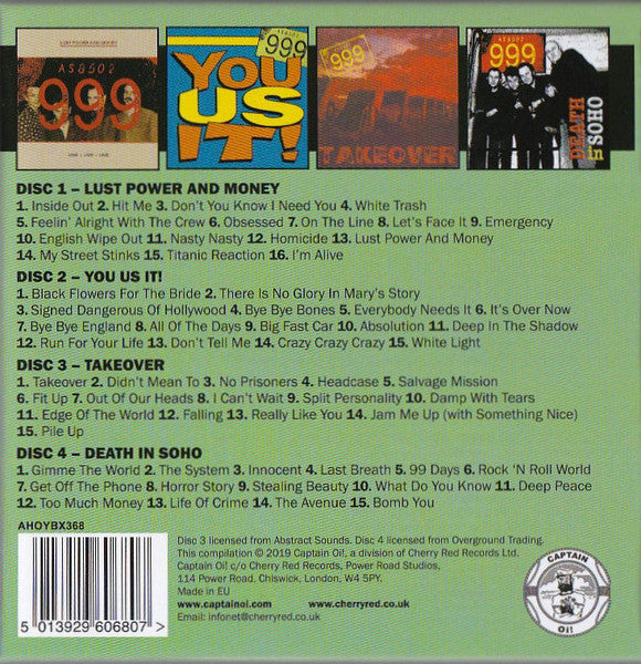 USED 4CD - 999 – The Albums 1987-2007