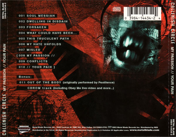 USED CD - Callenish Circle – My Passion // Your Pain