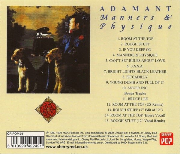CD - Adam Ant – Manners & Physique
