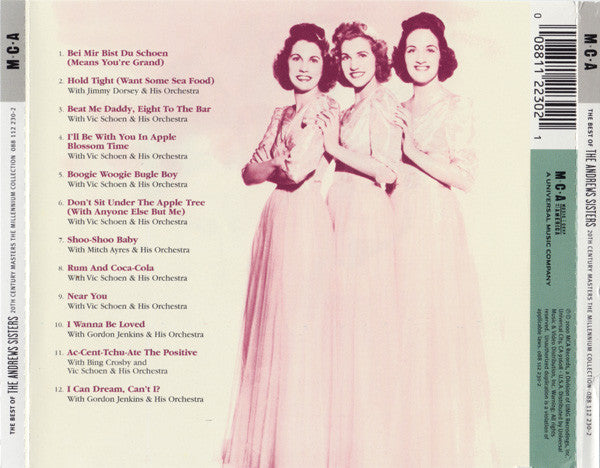 USED CD - The Andrews Sisters – The Best Of The Andrews Sisters