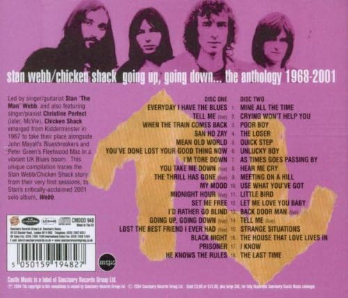 2CD - Stan Webb / Chicken Shack – Going Up, Going Down... The Anthology 1968-2001