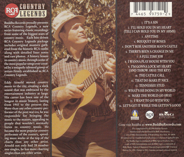 USED CD - Eddy Arnold – RCA Country Legends